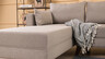 Kutna garnitura BELLA CORNER lijeva, krem, Bella Corner Sofa Left 1 - Cream