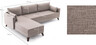Kutna garnitura BELLA CORNER lijeva, krem, Bella Corner Sofa Left 1 - Cream