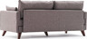 Trosjed na razvlačenje, Smeđa, Bella Sofa Bed - Brown