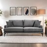 Trosjed PAPIRA sivi, Papira 3 Seater - Grey