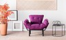 Fotelja, Ljubičasta, Nitta Single - Purple
