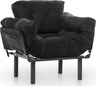 Fotelja, Crno, Nitta Single - Black