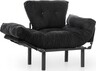 Fotelja, Crno, Nitta Single - Black