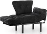 Fotelja, Crno, Nitta Single - Black