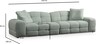 Sofa s 3 sjedala MAEVE