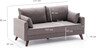 Dvosjed, Smeđa, Bella Sofa For 2 Pr - Brown
