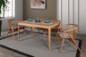 Set rastezljivi stol za blagovaonicu i stolice (5 komada) GWEN