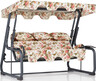 Vrtni trosjed za ljuljanje, višebojno boja, Vitis 3 Kişilik Salıncak Güllü