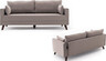 Trosjed BELLA bež, Bella Sofa For 3 Pr - Cream