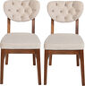 Set stolica (2 komada), Orah Bež, Elma 701