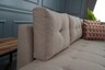 Kutna garnitura na razvlačenje, Krem, Manama Corner Sofa Bed Right - Cream