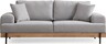 Trosjed, Eti Oak 3 Seater -Grey