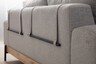 Trosjed, Eti Oak 3 Seater -Grey