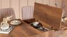 Set stola i stolica (5 komada), Vina 0900 - 4 - Walnut, Stone