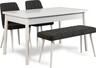 Komplet za blagovaonicu, stol, 2 stolice i klupa COSTA, Costa 1053 - 3 B