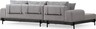 Trosjed Doblo 3 Seater ( L1-Pouffe-1R) - Cream Bouclette
