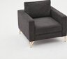 Sofa, Antracit Zlato, Berlin - Anthracite, Gold