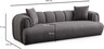 Sofa s 3 sjedala ISABELLE