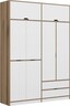 Ormar za odjeću ELINA - 8912, bijela boja, Dore