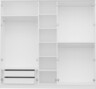 Ormar za odjeću LARA - 8169, bijela boja