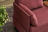 Sofa, Bordo crvena, Fly Left - Claret Red
