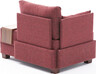 Sofa, Bordo crvena, Fly Left - Claret Red