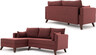 Kutna garnitura na razvlačenje, Bordo crvena, Bella Corner Sofa Left 2 - Claret Red