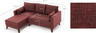 Kutna garnitura na razvlačenje, Bordo crvena, Bella Corner Sofa Left 2 - Claret Red
