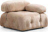 Trosjed, Krem, Bubble 3 Seater ( L1-O1-1R) - Velvet