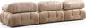 Trosjed, Krem, Bubble 3 Seater ( L1-O1-1R) - Velvet