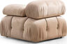 Trosjed, Krem, Bubble 3 Seater ( L1-O1-1R) - Velvet