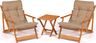 Set vrtnog namještaja - stol i stolice (3 komada) Jaylen