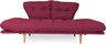 Trosjed na razvlačenje NINA crveni, Nina Daybed - Dark Red GR105
