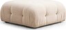 Tabure, Krem, Bubble Pouffe - Cream Bouclette