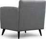 Fotelja, Crno Bijela, Nordic Armchair - Patterned