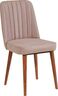 Komplet za blagovaonicu, stol, 2 stolice i klupa VINA WALNUT, Vina - Walnut