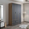 Ormar za odjeću ELINA - 8163, antracit, Dore