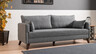 Trosjed na razvlačenje BELLA sivi, Bella Sofa Bed - Grey