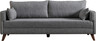 Trosjed na razvlačenje BELLA sivi, Bella Sofa Bed - Grey