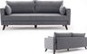 Trosjed na razvlačenje BELLA sivi, Bella Sofa Bed - Grey