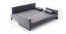 Trosjed na razvlačenje BELLA sivi, Bella Sofa Bed - Grey