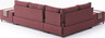 Kutna garnitura na razvlačenje, Bordo crvena, Fly Corner Sofa Bed Left - Claret Red