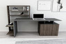Studijski stol, Melis - Walnut, Anthracite