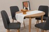 Proširivi blagavaonski stol i stolice (5 komada) Paris