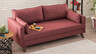 Trosjed na razvlačenje BELLA crveni, Bella Sofa Bed - Claret Red