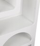 Set namještaja za dnevnu sobu, Inci - Walnut, White