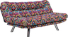 Trosjed na razvlačenje, Višebojno, Misa Small Sofabed - Patchwork