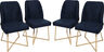 Set stolica (4 komada), Zlato Tamno plava, Madrid 138