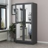 Garderoba, Kale Mirror Anthracite - 210