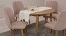 Proširivi blagavaonski stol i stolice (5 komada) Adelina
